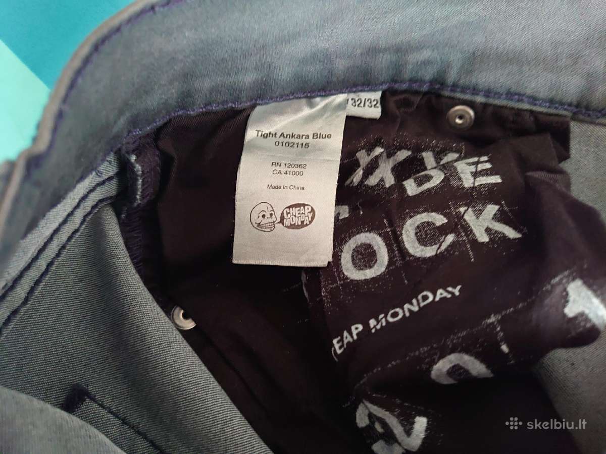 Vyriški džinsai Cheap monday. - nuotraukos Nr. 5
