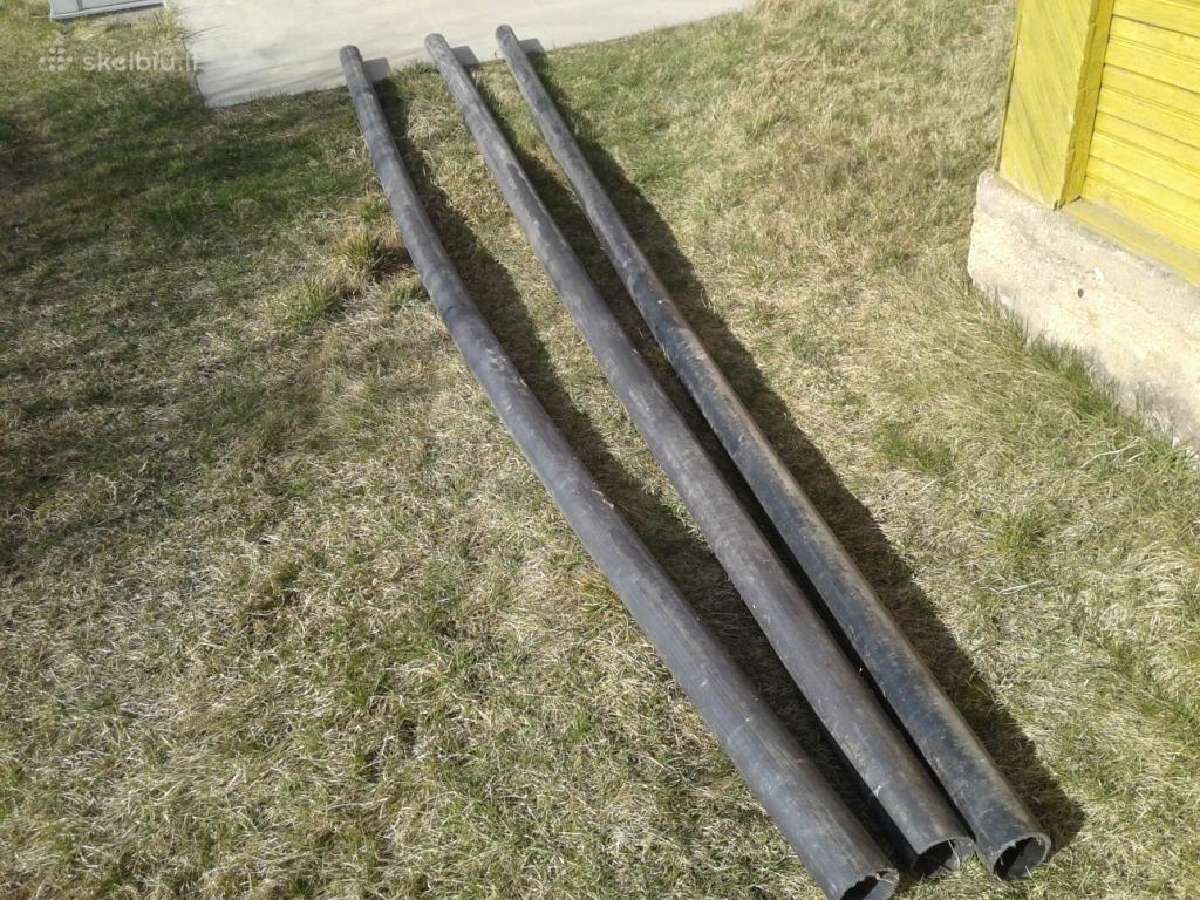 Plastikiniai vamzdžiai D100 (3 vnt. po 5,4 m) - nuotraukos Nr. 2