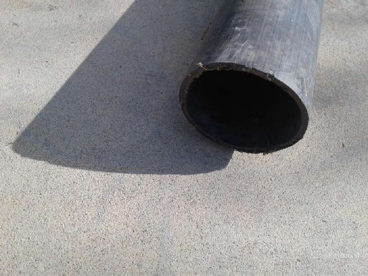 Plastikiniai vamzdžiai D100 (3 vnt. po 5,4 m) - nuotraukos Nr. 4