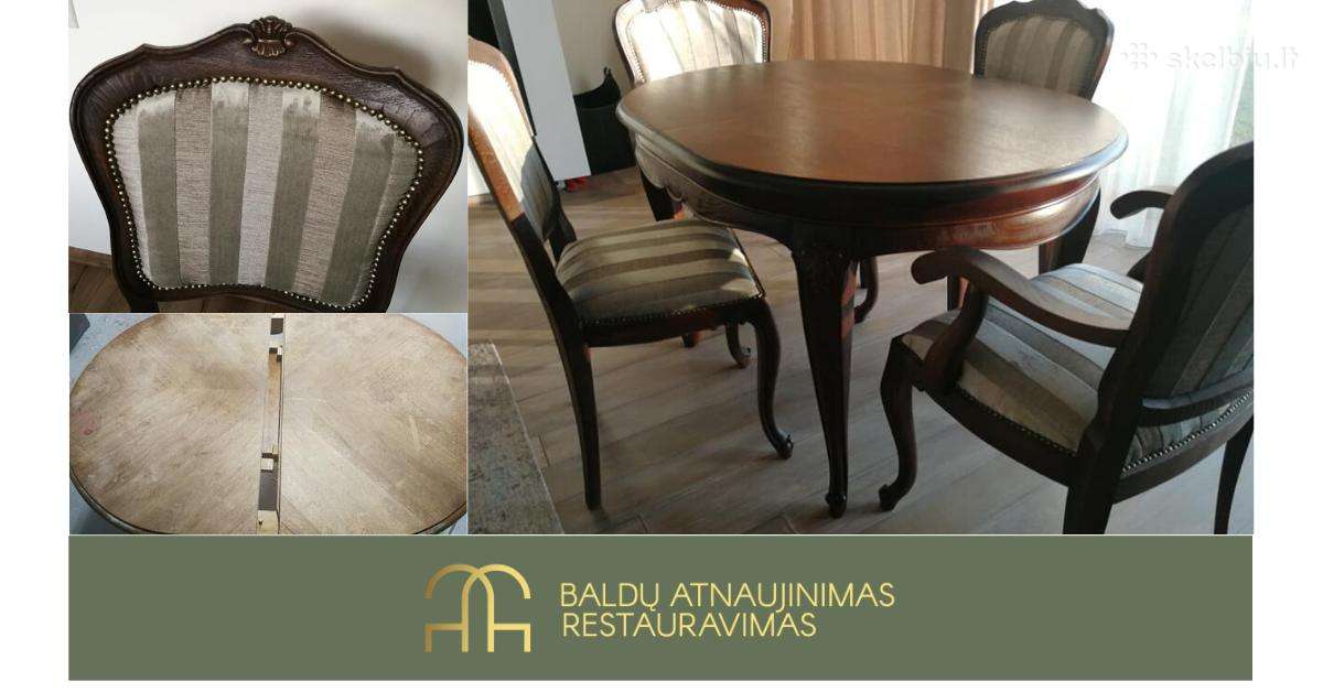 Baldų restauravimas - nuotraukos Nr. 13