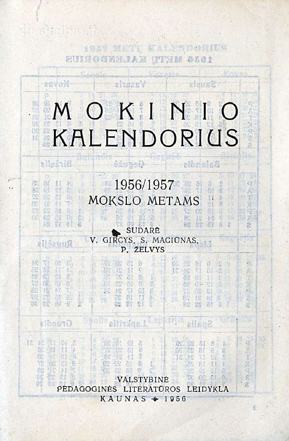 Kalendoriai, žinynai nuo 1956 m. - nuotraukos Nr. 4