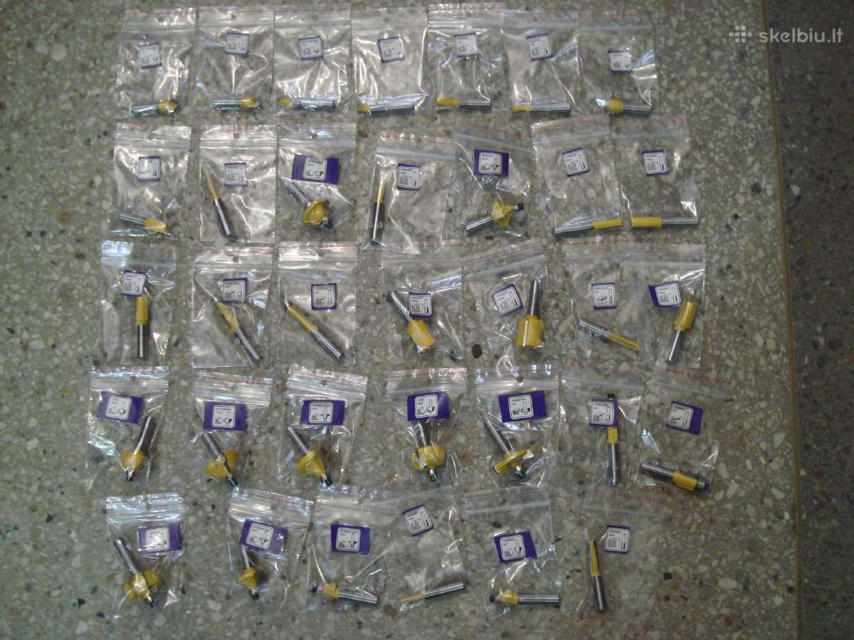 Medžio Frezos Medienai įvairios 8mm 6mm - nuotraukos Nr. 2