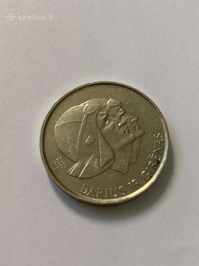 Pirskiu 10 litu Darius ir Girenas moneta