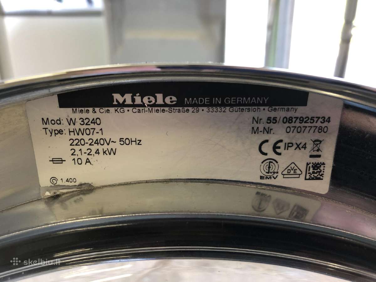 Miele W3240 - nuotraukos Nr. 8