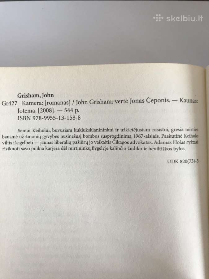 John Grisham “kamera - nuotraukos Nr. 5
