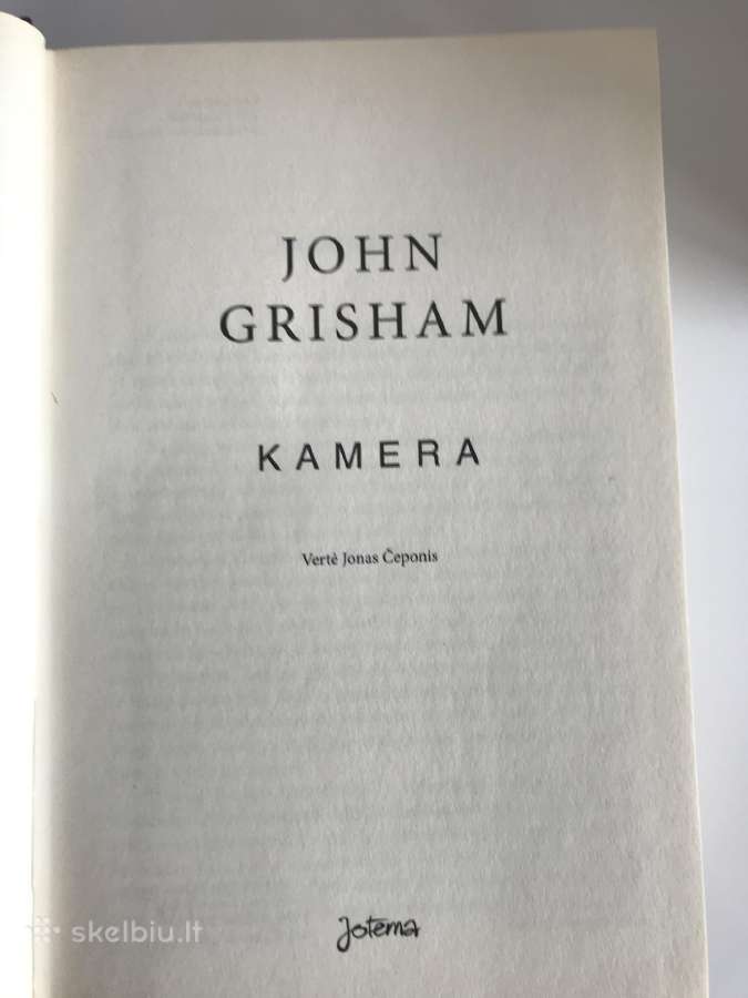John Grisham “kamera - nuotraukos Nr. 6