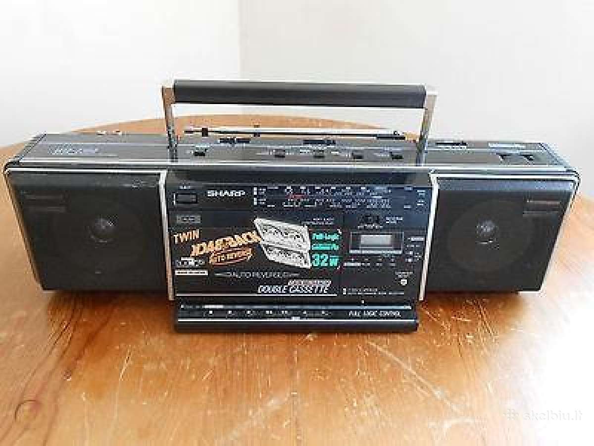 Ieškausharp Wq-t383 Stereo Radio Cassette Recorder - nuotraukos Nr. 2