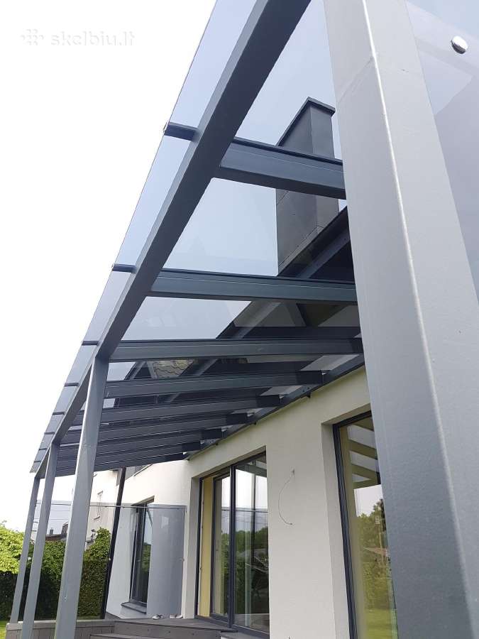 Terasų stoginių stiklinimas / Terasų stiklinimas - nuotraukos Nr. 3