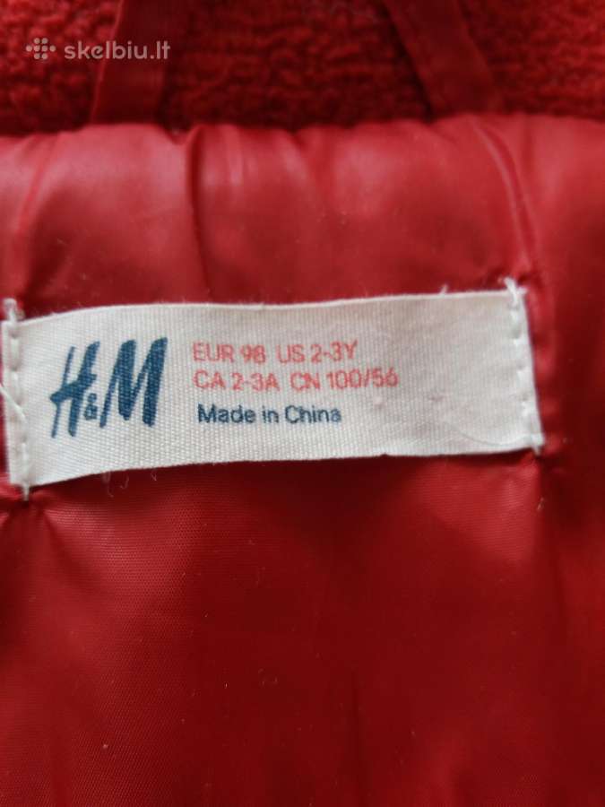 Graži H&m striukė 98 dydžio - nuotraukos Nr. 3