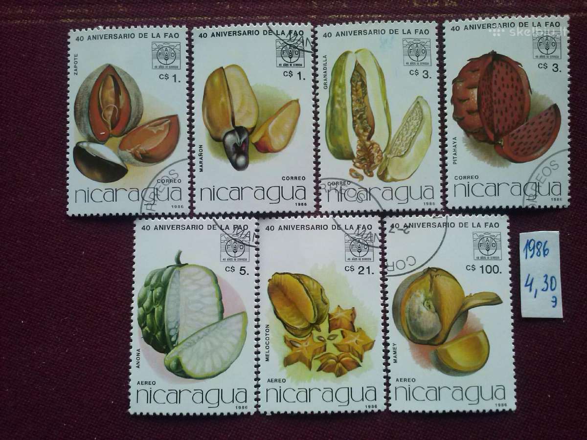 Nicaragua 1986m.