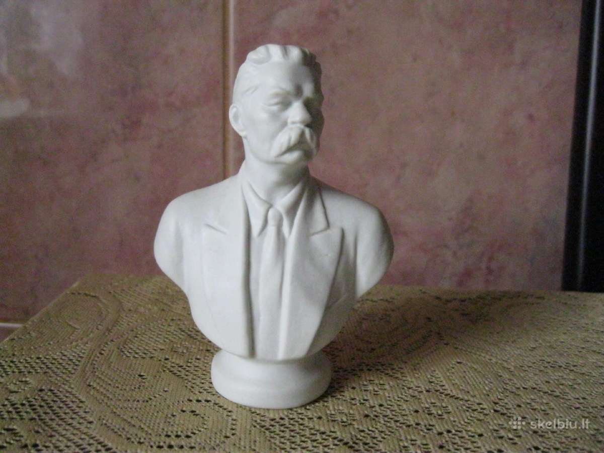 CCCP Porceliano statuleles.moksleive. M.gorkis - nuotraukos Nr. 9