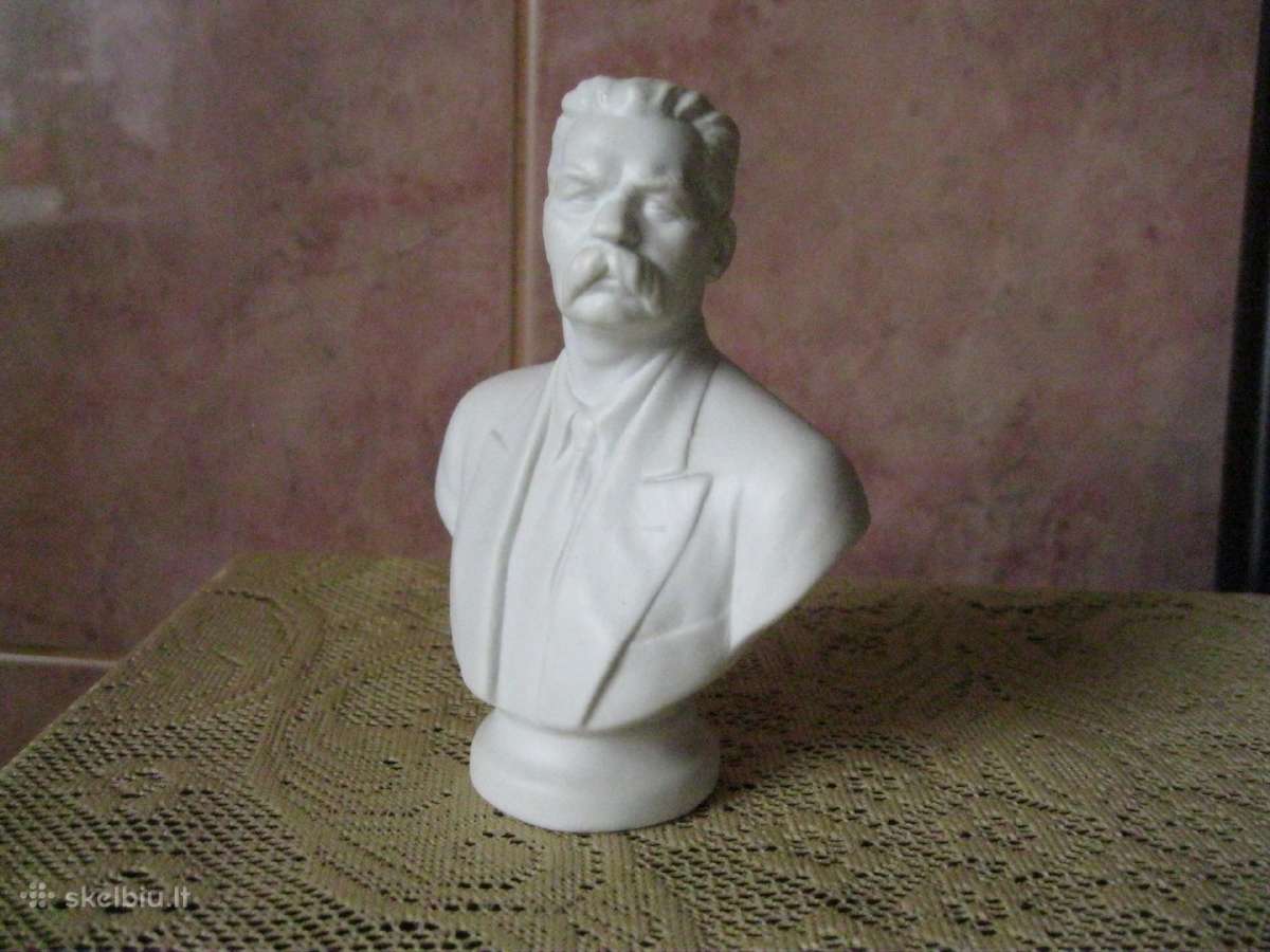 CCCP Porceliano statuleles.moksleive. M.gorkis - nuotraukos Nr. 10