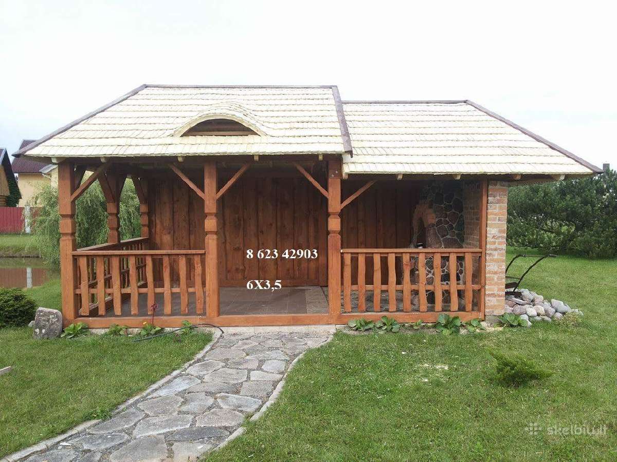Pavėsinė ,šulinio apdaila. - nuotraukos Nr. 29