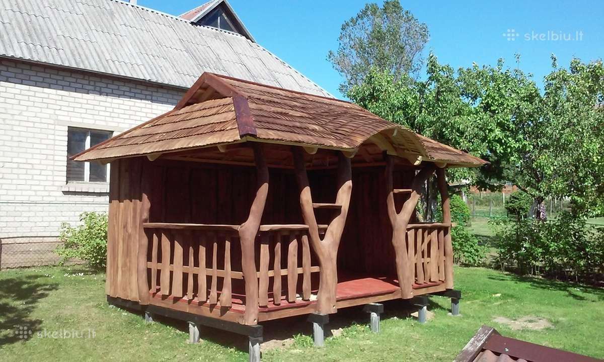 Pavėsinė ,šulinio apdaila. - nuotraukos Nr. 31