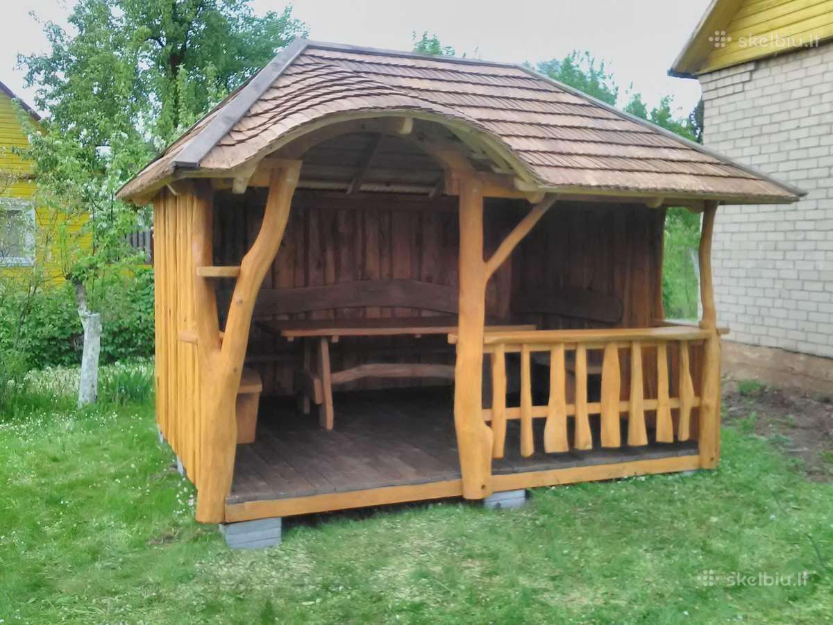 Pavėsinė ,šulinio apdaila. - nuotraukos Nr. 36