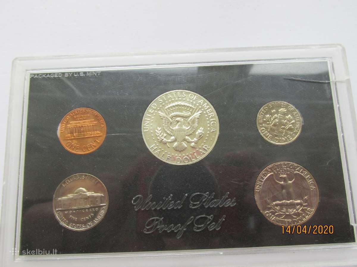 JAV 5 monetu 1969 m rinkinys - nuotraukos Nr. 2