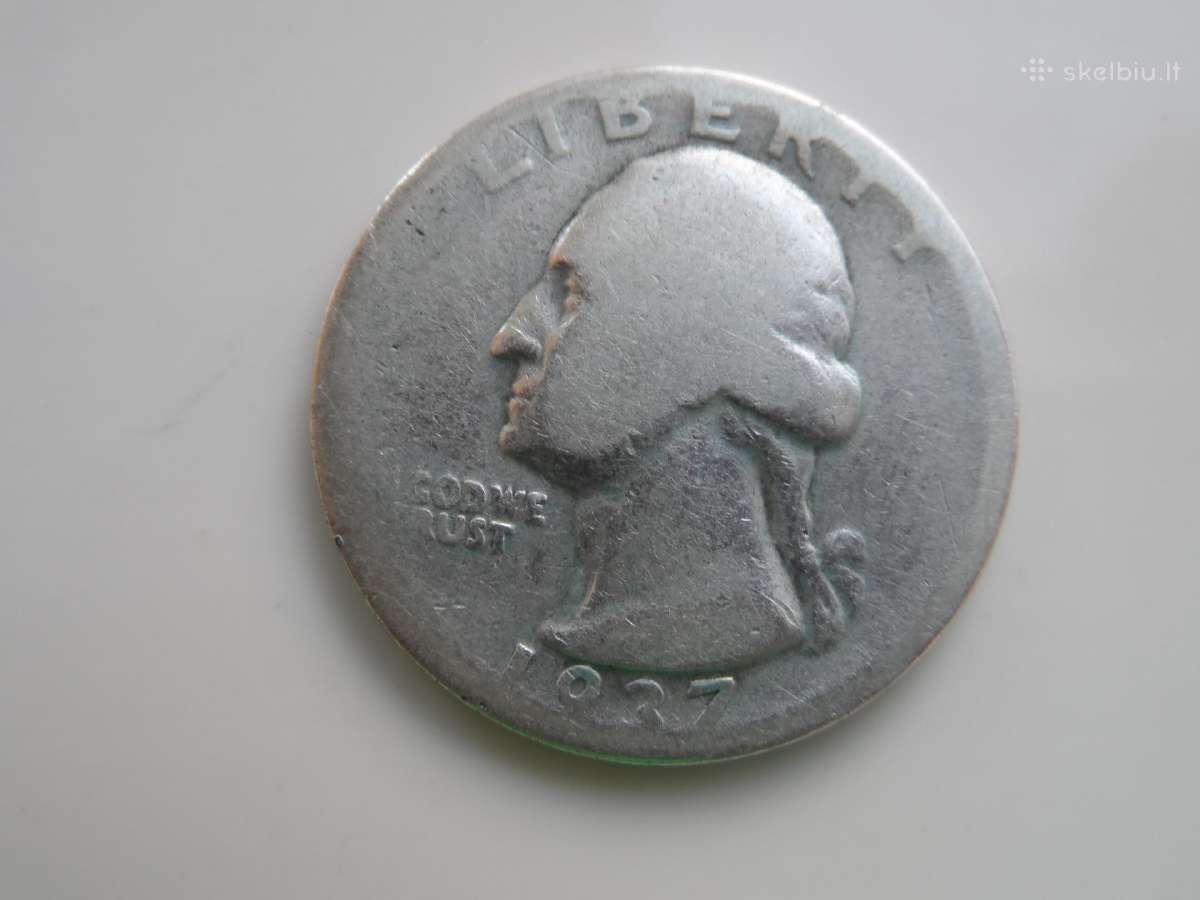 Sidabrinis 1/4 dolerio 25 eur.