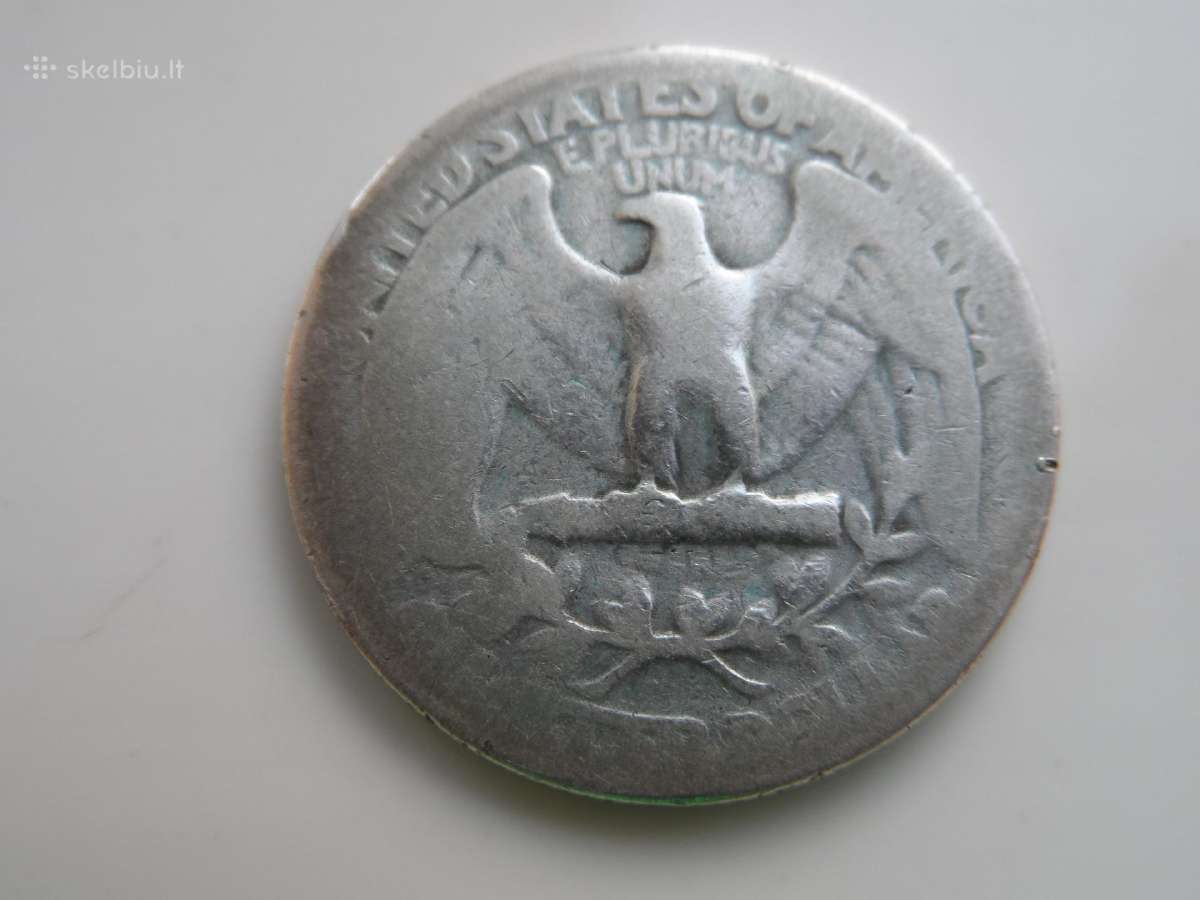 Sidabrinis 1/4 dolerio 25 eur. - nuotraukos Nr. 2