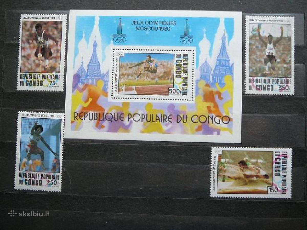 Olimpines Kongas Mnh alb772