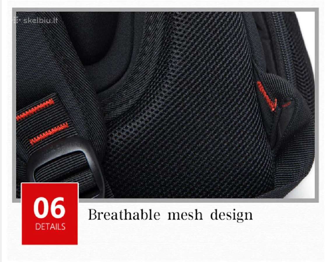 Oxford Swiss kuprinė (53x33x23cm) 17" laptop - nuotraukos Nr. 12