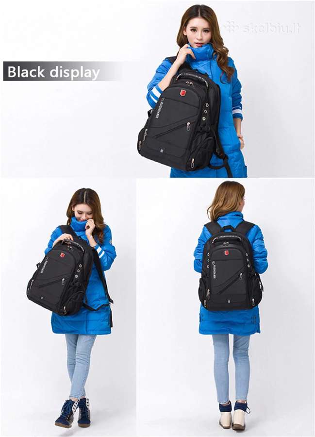 Oxford Swiss kuprinė (53x33x23cm) 17" laptop - nuotraukos Nr. 20