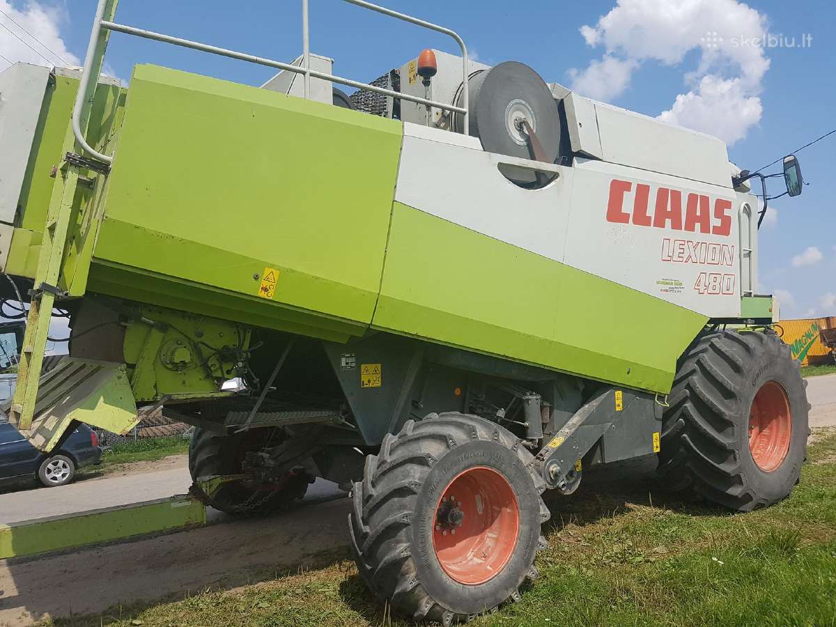 Kombainas Claas Lexion 480 Ardomas Dalimis - nuotraukos Nr. 4