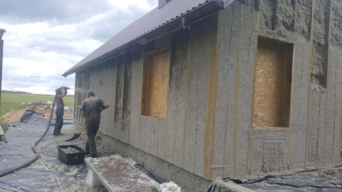 Šiltinimas termoputa, poliuretanu, knauf, ekovata - nuotraukos Nr. 4