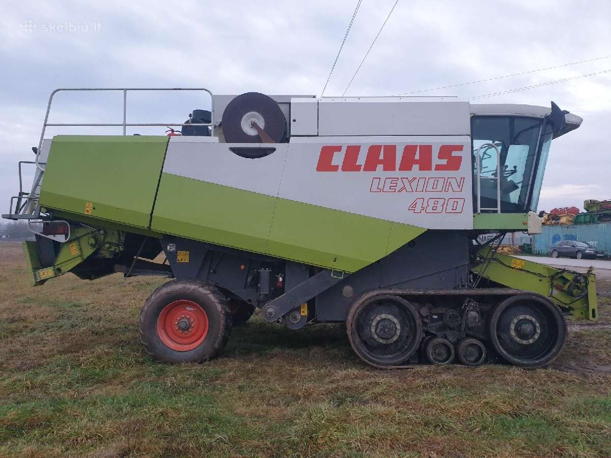 Kombainas Claas Lexion 480tt Ardomas Dalimis - nuotraukos Nr. 2