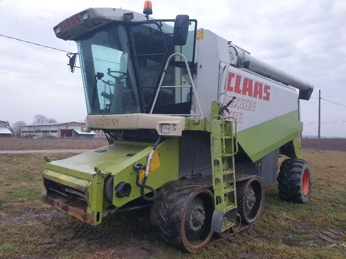 Kombainas Claas Lexion 480tt Ardomas Dalimis - nuotraukos Nr. 6