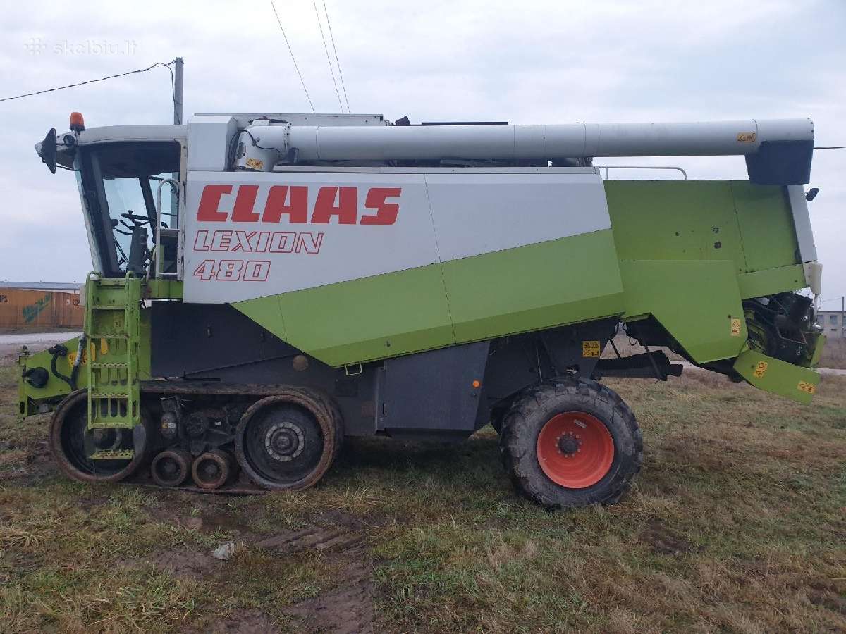 Kombainas Claas Lexion 480tt Ardomas Dalimis - nuotraukos Nr. 7