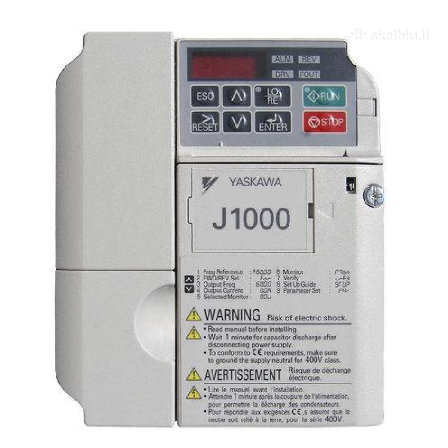 Dažnio keitiklis Yaskawa J1000, 5.5kw