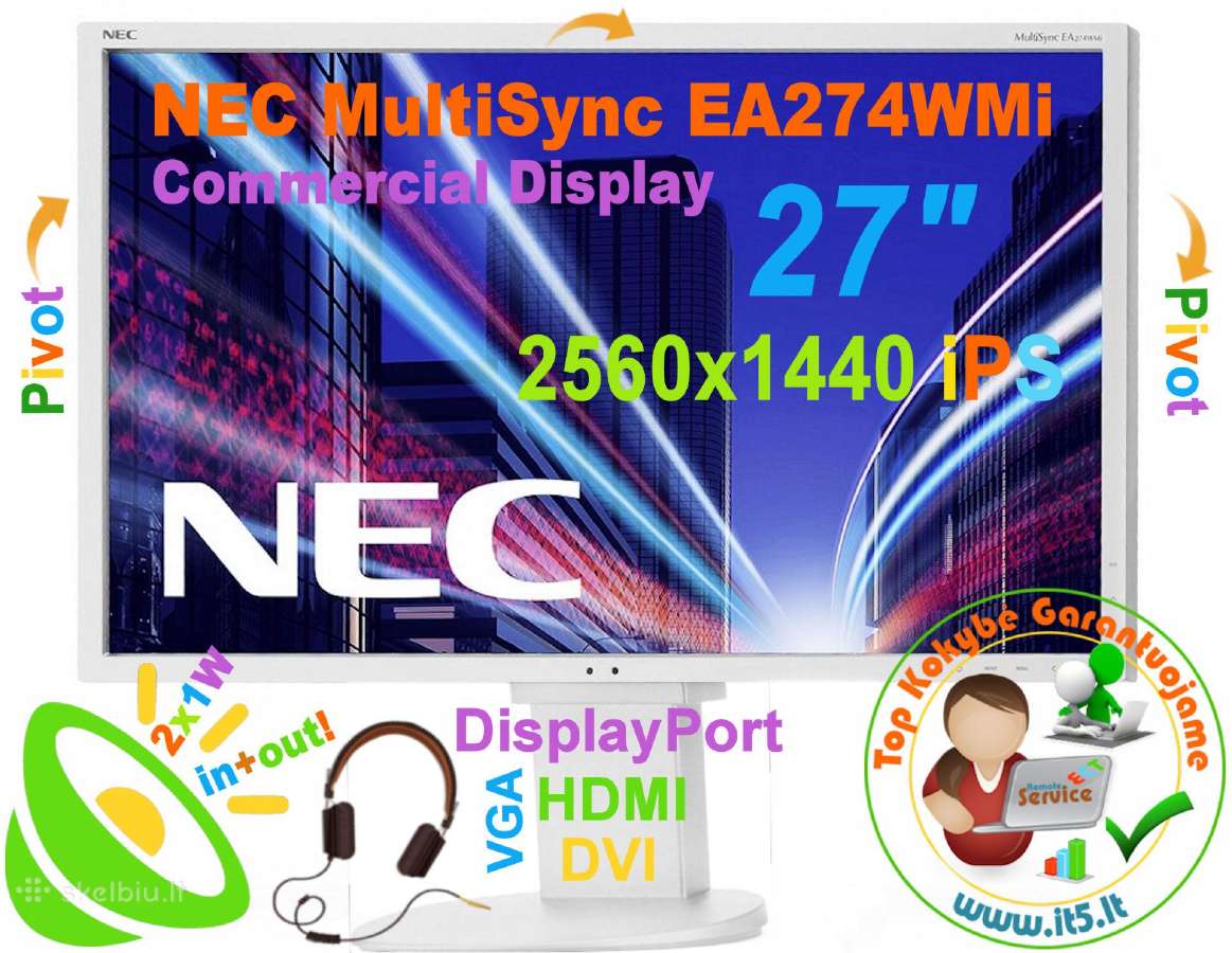 Verslo klasės / Gaming / Monitoriai 17-24-28-40 4k - nuotraukos Nr. 12