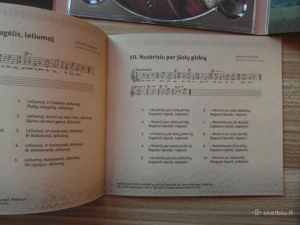 CD diskas "Dieveniškių krašto dainos" 2011 m. - nuotraukos Nr. 5
