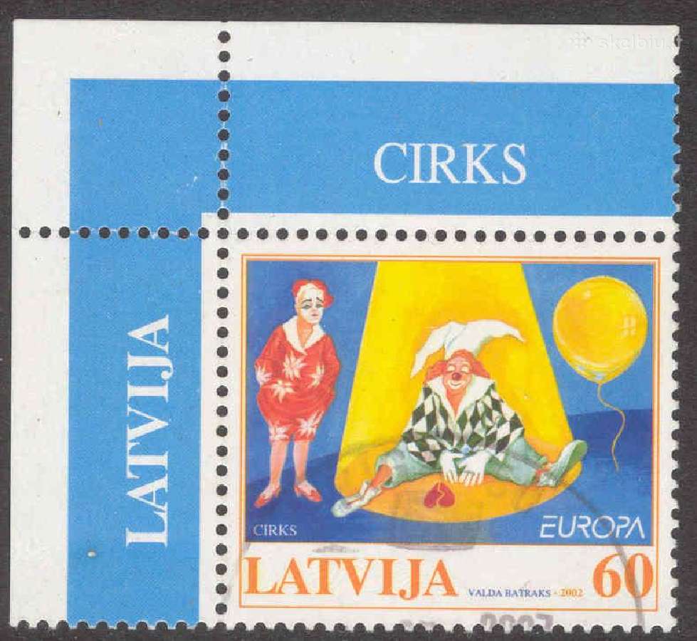 Latvija 2002. Europa Cept-cirkas
