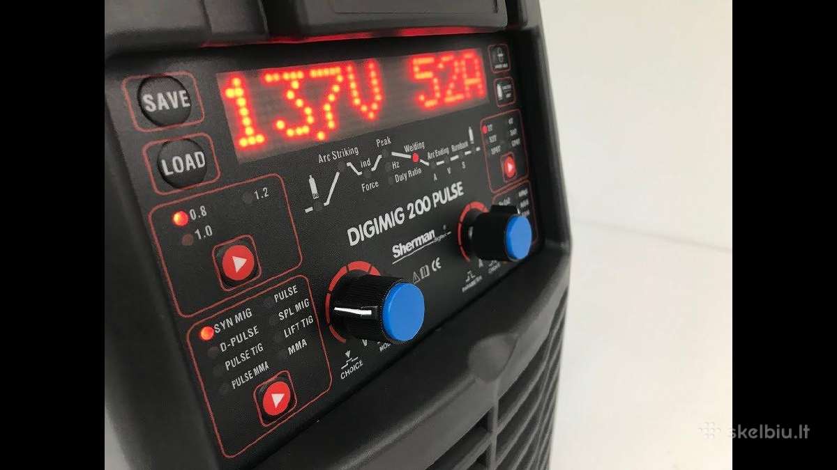 Pusautomatis Digimig 200 Pulse, 200a, 230v - nuotraukos Nr. 3