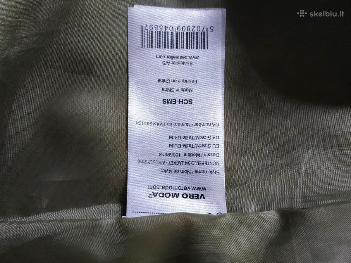 Dovanoju pirkėjai. Vero Moda lietpaltis - nuotraukos Nr. 5