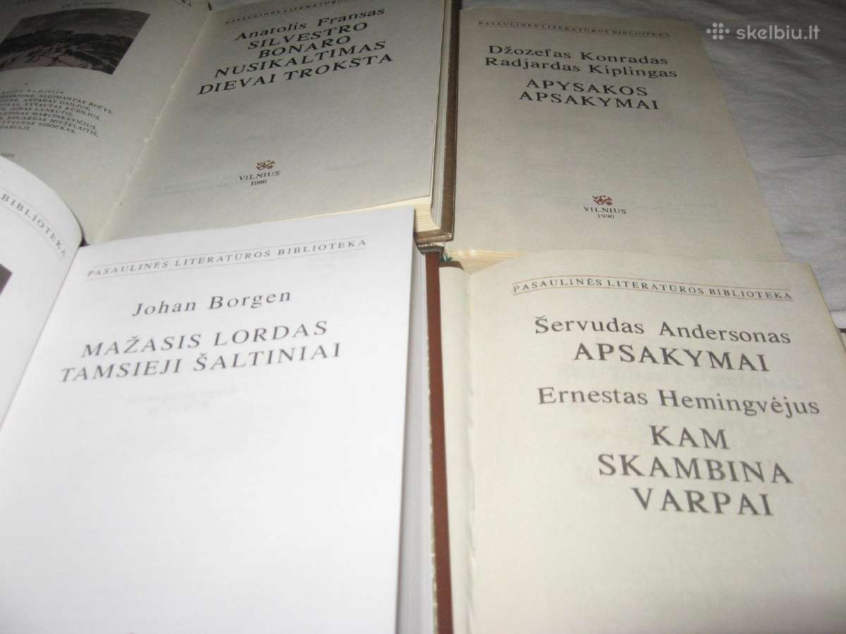 Parduodu pasaulinės literatūros biblioteką (1)