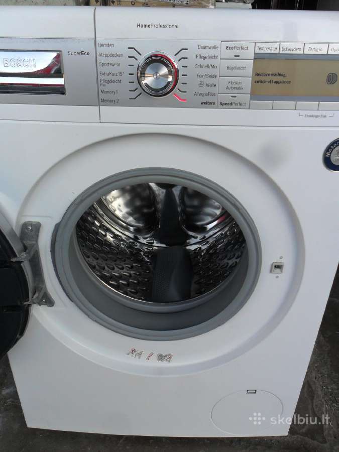 Skalbimo masina ir dziovykle Bosch 8kg - nuotraukos Nr. 5