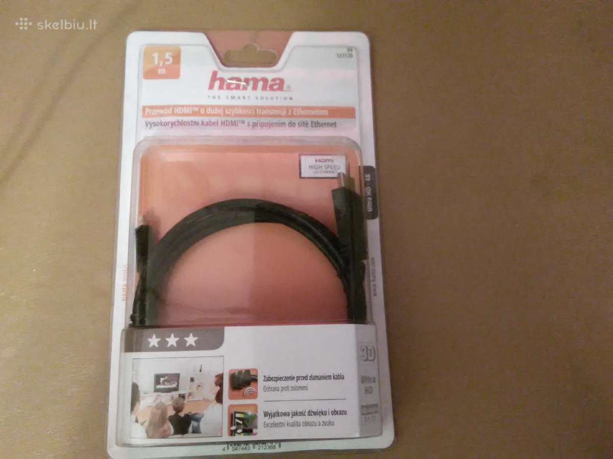 Hdmi kabelis hama - nuotraukos Nr. 2