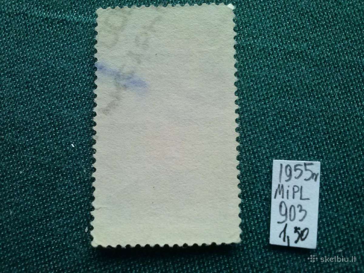 Pasto zenklukai. poland 1955 m. - nuotraukos Nr. 3