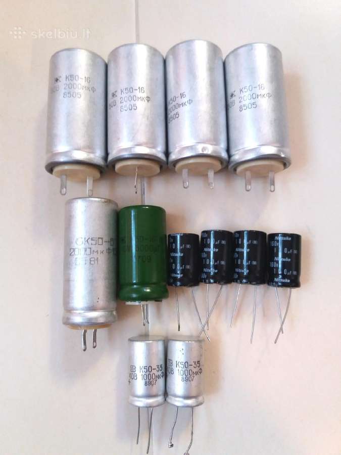 Kondensatoriai K50-12 K50-16 K50-35 K73-17 K78-2 - nuotraukos Nr. 7