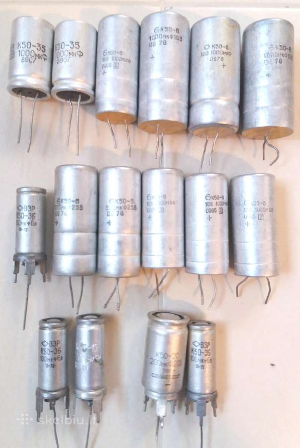 Kondensatoriai K50-12 K50-16 K50-35 K73-17 K78-2 - nuotraukos Nr. 10
