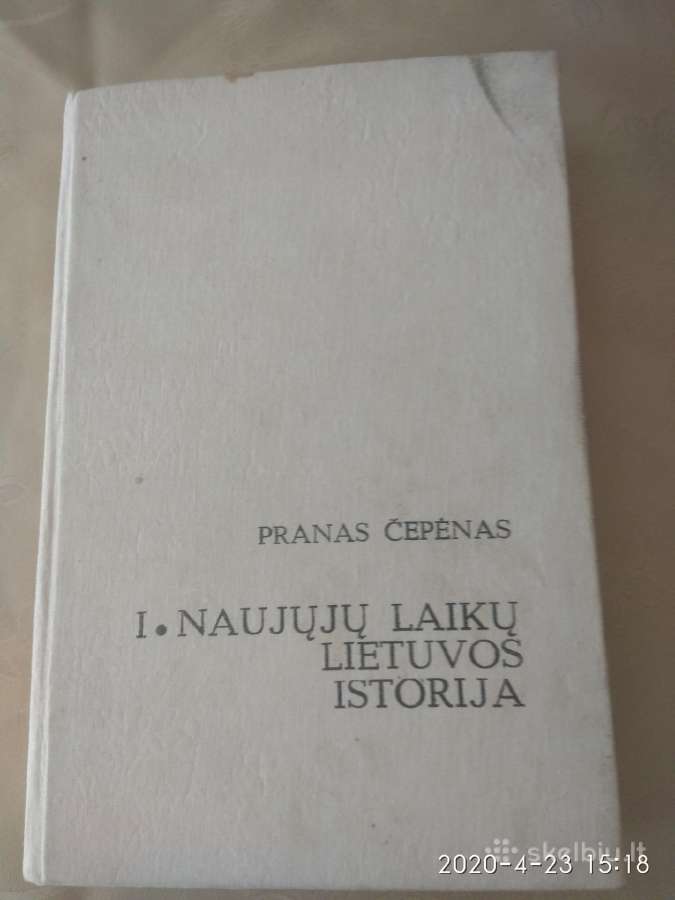 Parduodu du tomai Naujųjų laikų Lietuvos istorija