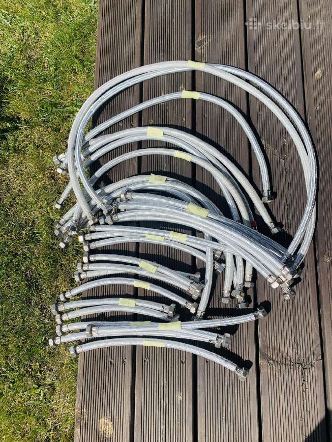 Kas liko nuo statybu: Lanksčios santechninės