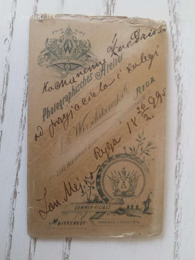 Senovinė nuotrauka 1899 m. - nuotraukos Nr. 3