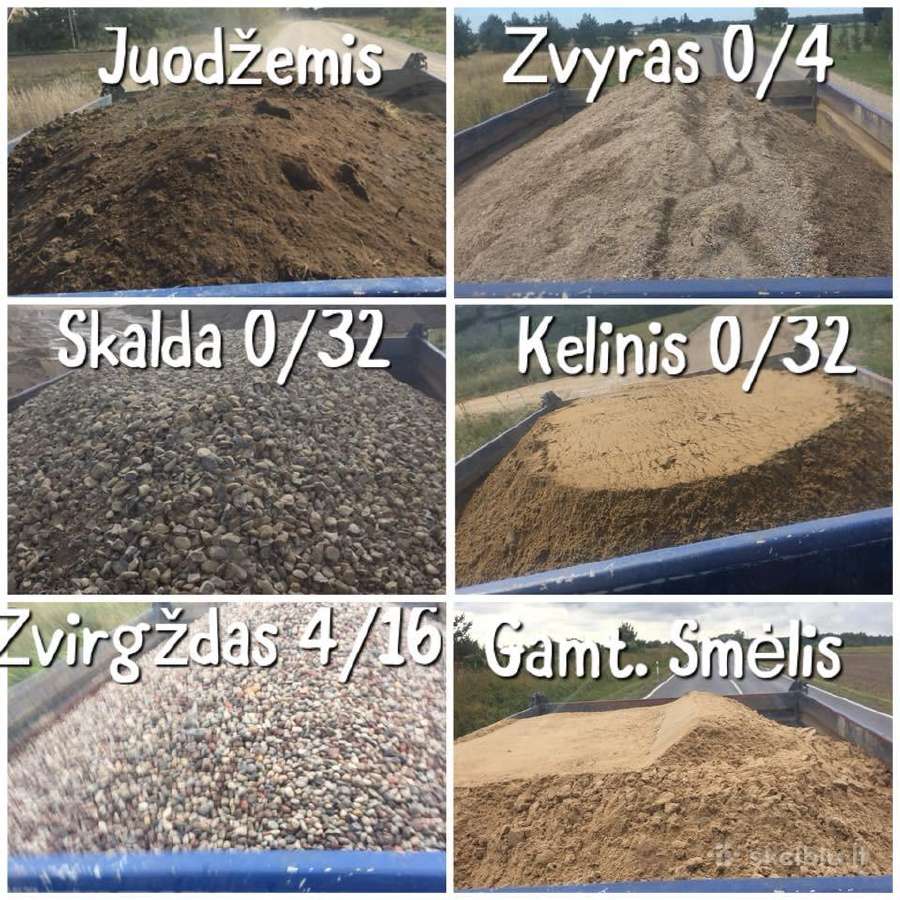 Parduodu juodžemį, žvyrą, smėlį, akmenukus - nuotraukos Nr. 3