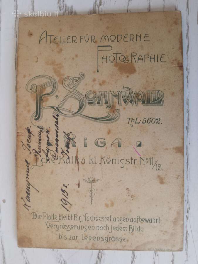 Senovinė nuotrauka 1913 m. - nuotraukos Nr. 4