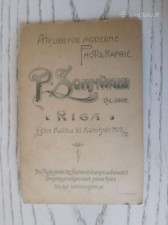 Senovinė nuotrauka apie 1910 m. - nuotraukos Nr. 3