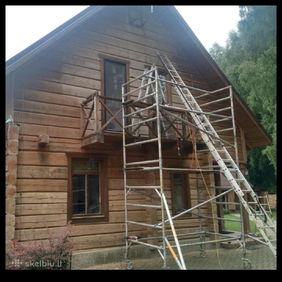 Fasadų dažymas visoje Lietuvoje. Dažymo darbai. - nuotraukos Nr. 21