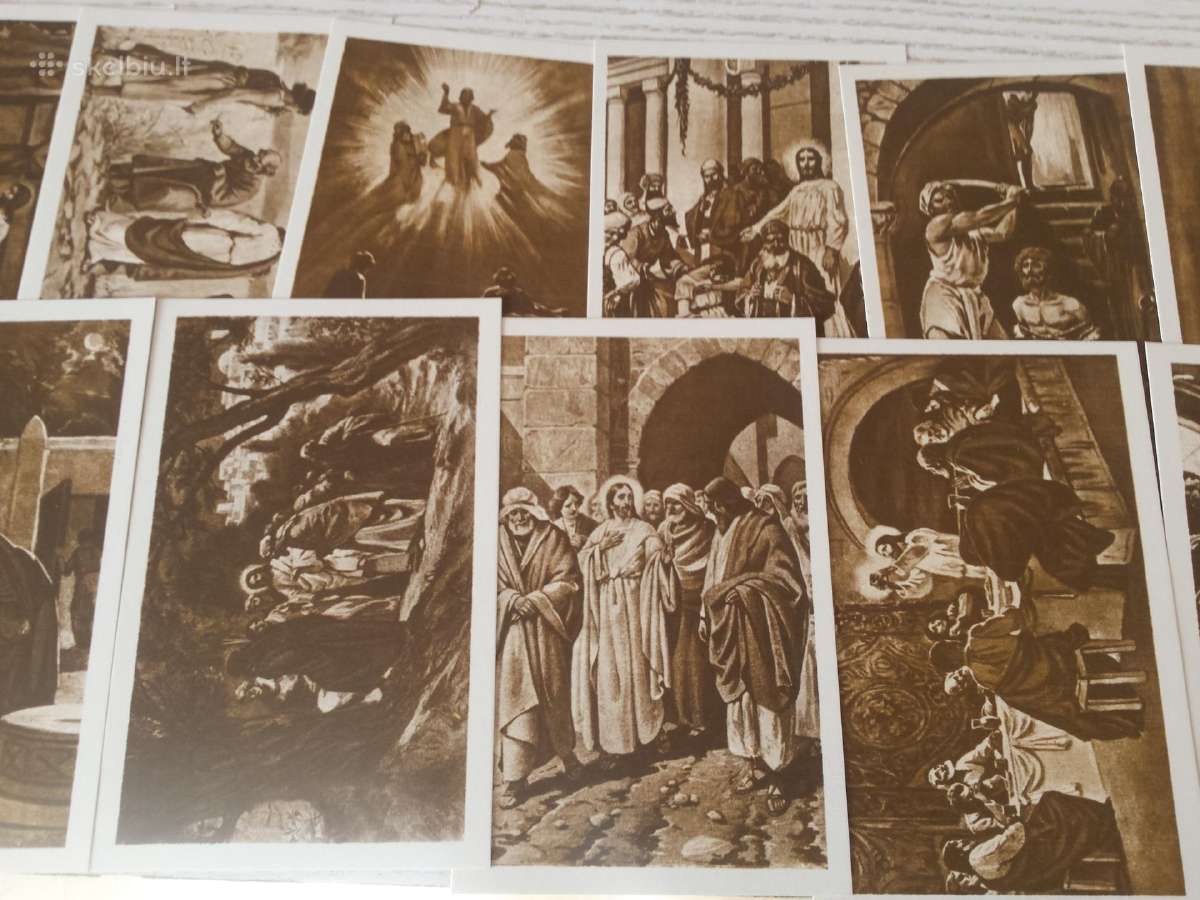 Jėzaus apaštalavimas - atvirukų rinkinys - nuotraukos Nr. 6